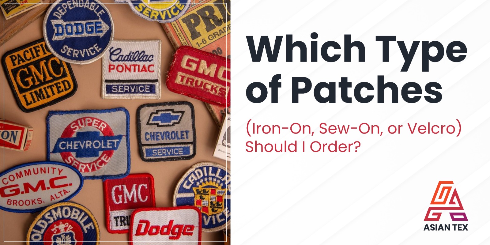 Which Type of Patches (Iron-On, Sew-On, or Velcro) Should I Order