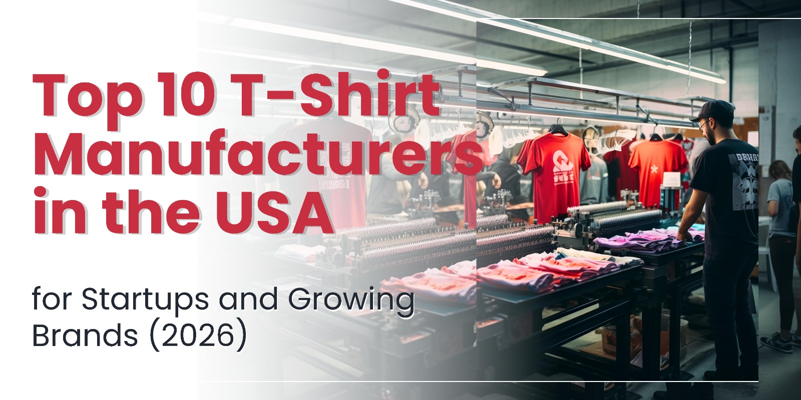10 Best T-Shirt Manufacturers in the USA for Growing Brands
