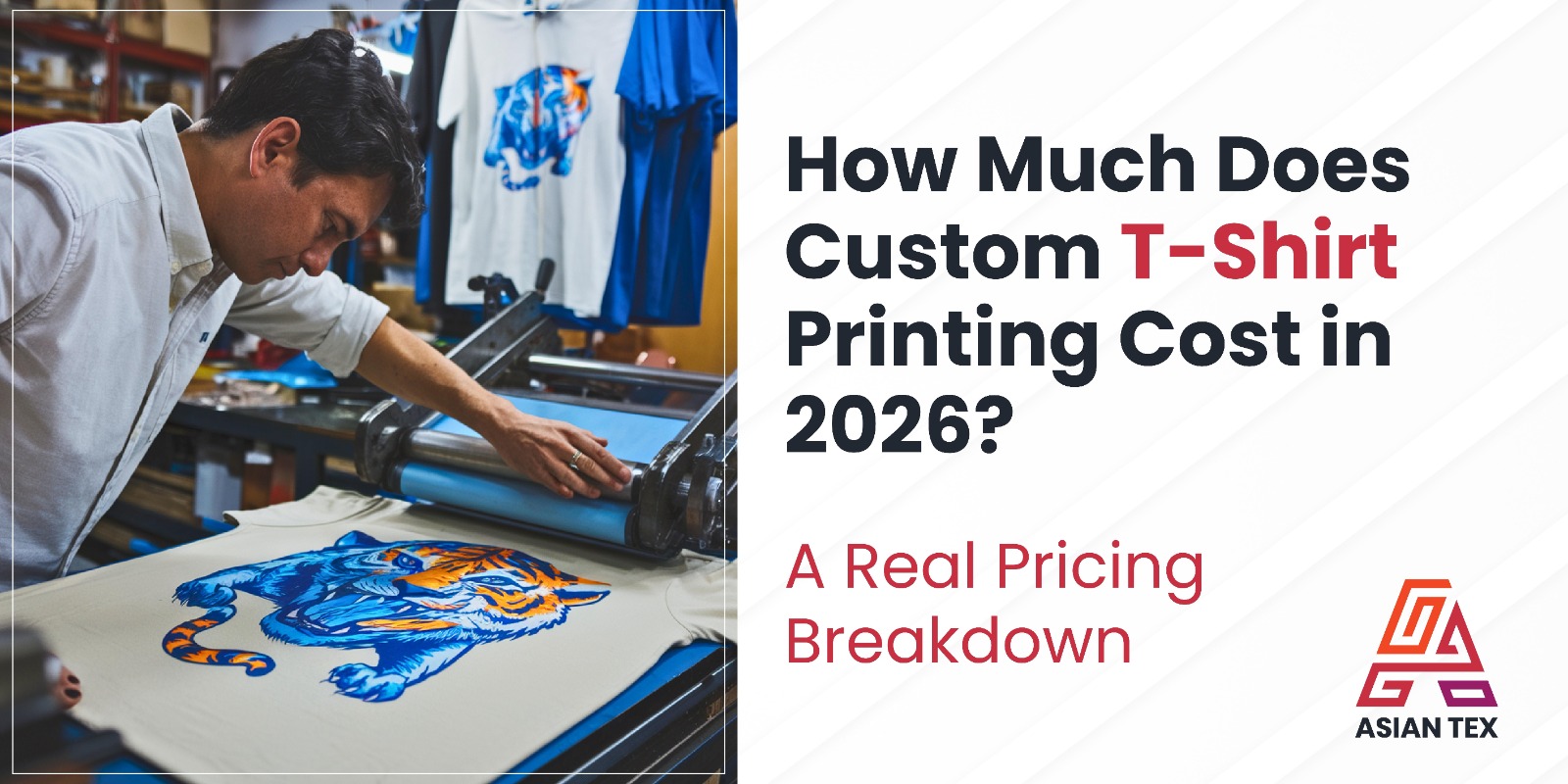 How Much Does Custom T-Shirt Printing Cost in 2026? A Real Pricing Breakdown