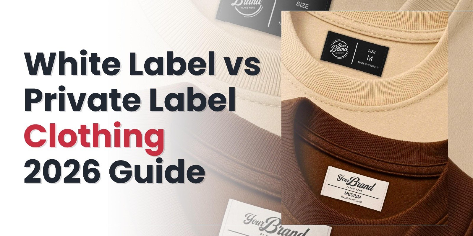 White Label vs Private Label Clothing: 2026 Guide